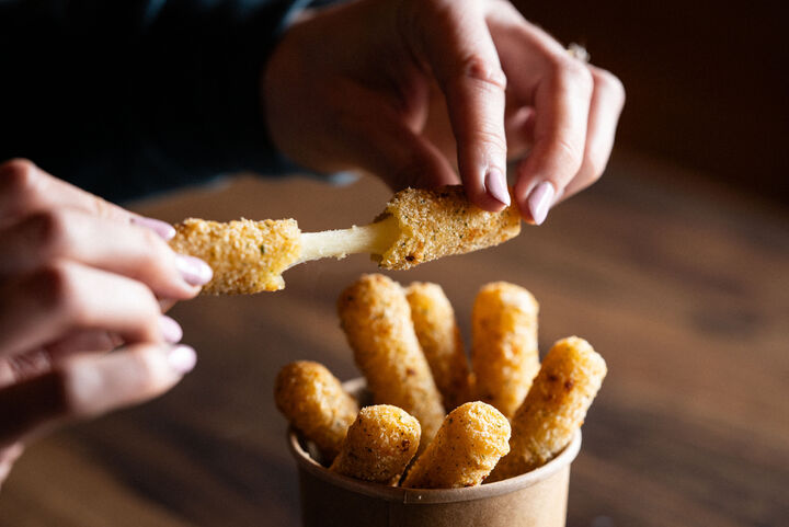 Fried Mozzarella Sticks